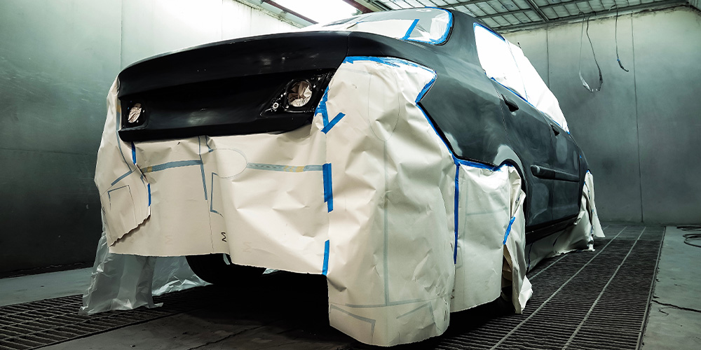 Image of Car Being Painted